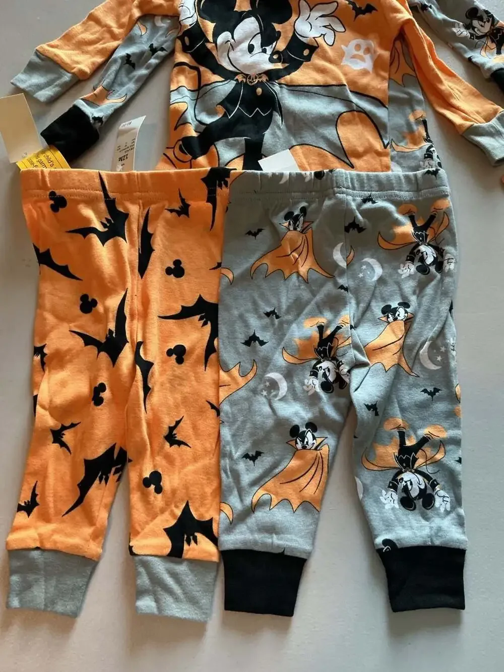 Disney Mickey Mouse Halloween Pajamas Size 12M